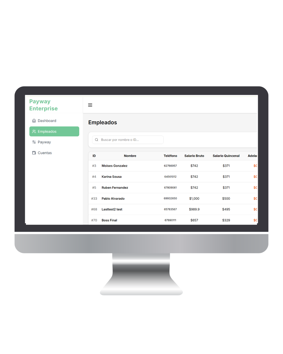 Plataforma empresarial Payway